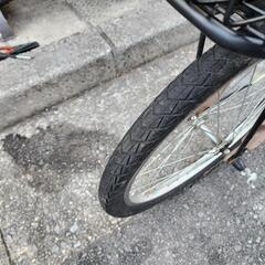 JEEP 折りたたみ自転車 20インチ 6変速 美品 カゴ 付き 配達可能