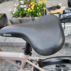 ＪＥＥＰ　折りたたみ自転車　２０インチ　６変速　美品　カゴ　付き　配達可能