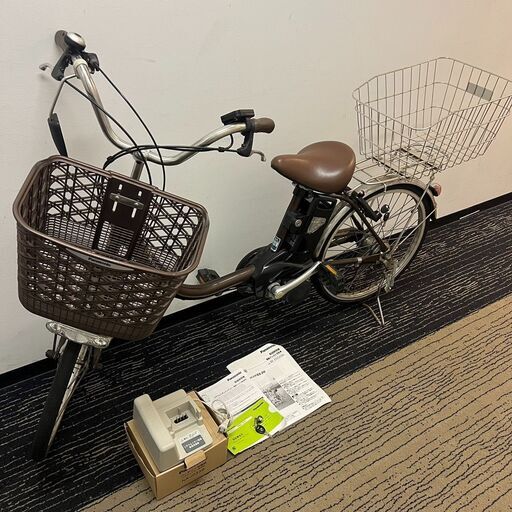 U621-CH14-78 Panasonic パナソニック 電動アシスト自転車 20×1 3/8 専用充電器付き ※通電確認済み