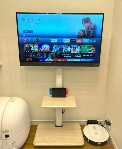 【REGZA】40インチ・TVスタンド付 TOSHIBA REGZA S21 40S21 40インチ 40型 東芝 テレビスタンド付