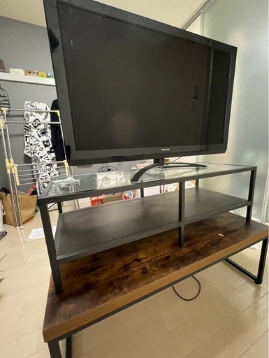 REGZA 37V　テレビ・テレビ台・テーブル　3点セット