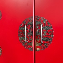 90サイズ 古民家など 民芸風キャビネット 未使用品 訳あり