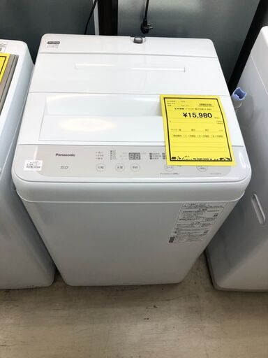 Panasonic 洗濯機 NA-F50B14 2021年製 5kg　 全自動洗濯機　ホワイト 一人暮らし 新生活 クリーニング済 堺市 石津【ジャングルジャングルサカイ石津店】