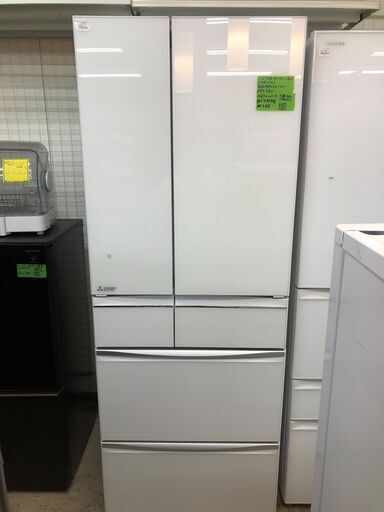 三菱電機 MITSUBISHI ELECTRIC 冷蔵庫 MR-MX57D 2018年製 大型冷蔵庫 572L ファミリータイプ 大容量 高年式 フレンチドア 6ドア　置けるスマート 瞬冷凍A.I 氷点下ストッカーD 朝どれ野菜室 大容量 クリーニング済 堺市 石津【ジャングルジャングルサカイ石津店