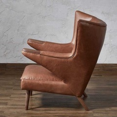 ハンス J ウェグナー リプロダクト　チェア　ソファ-平和屋着物●上質な紬　色無地　錆鉄御納戸色　ロング丈　正絹　逸品　AAAU8042zg