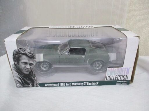 GΣ12 ミニカー GREEN LiGHT フォード マスタング GT ファストバック 1/24 スティーブ・マックイーン コレクション 検：映画ブリット 希少