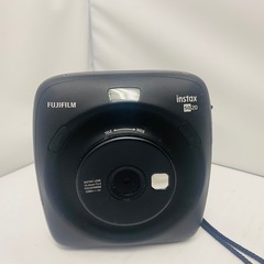 FUJIFILM 富士フィルム チェキ instax SQUARE SQ20 フィルムカメラ フィルム付 箱 ブラック 写真 フォト 【中古品】