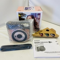美品》 FUJIFILM instax SQUARE SQ6 ブラッシュゴールド チェキ