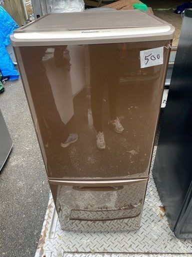 NO 500 ★格安特価★福岡市内配送設置無料★ パナソニック 138L 2ドア パーソナルタイプ 冷蔵庫 ブラウン NR-B143W-T