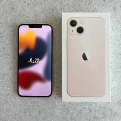 iPhone 13 128GB ピンク SIMフリー 本体+充電ケーブル+箱