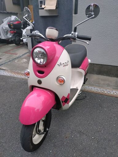 【可愛御免】ヤマハ vino-DX(SA54J)4ST-FI車 2016年式! 距離浅め・自賠付!