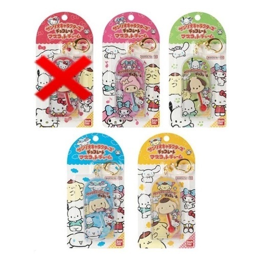 ☆サンリオキャラクターズ チョコレート マスコットチャーム☆
