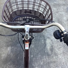 482 ヤマハ最新機種電動アシスト自転車pasnatura 26インチブラウンアルミ
