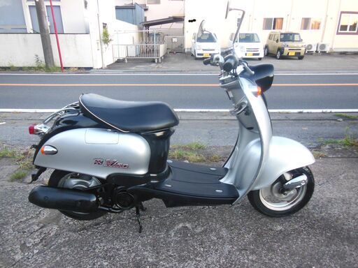 YAMAHA 2st VINOビーノ ブラック シルバー セル始動　メーターオーバーし速く好調 　プラグ　フィルター新品交換 他等お金かけ多数交換 納車整備点検済み 登録後すぐ乗り出せます。直接引き渡し　配送手配も可　SA10J　５AU　４JP　原付