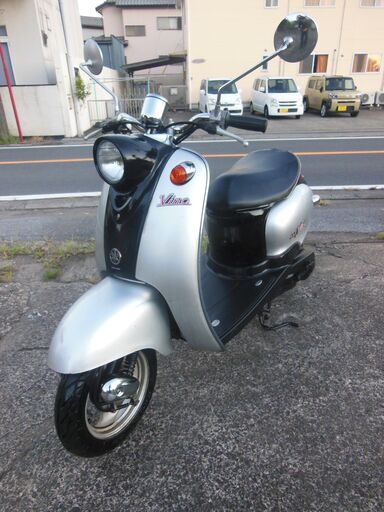 YAMAHA 2st VINOビーノ ブラック シルバー セル始動　メーターオーバーし速く好調 　プラグ　フィルター新品交換 他等お金かけ多数交換 納車整備点検済み 登録後すぐ乗り出せます。直接引き渡し　配送手配も可　SA10J　５AU　４JP　原付 YAMAHA 2st VINOビーノ ブラック シルバー セル始動 メーターオーバー