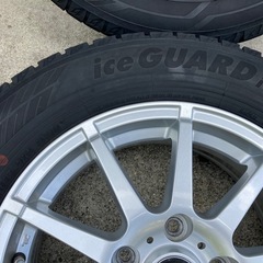 195/65R15スタッドレスタイヤ付きホイール4本　ノア、ヴォクシー、ステップワゴン、セレナ等　ランクB