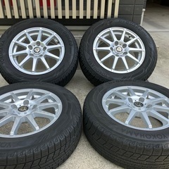 195/65R15スタッドレスタイヤ付きホイール4本　ノア、ヴォクシー、ステップワゴン、セレナ等　ランクB