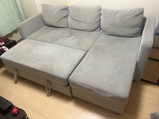 29000円 -\u003e 13900円 ニトリ　ソファベッド　ソファ収納