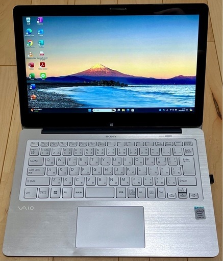 VAIO ノートPC タブレット Corei5 SSD 256GB 高速 Office2021 フルHDタッチパネル AC付