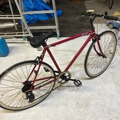 赤い自転車