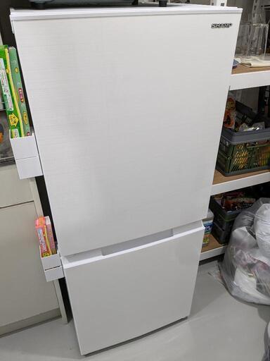 シャープ 冷蔵庫 SJ-D15H-W
