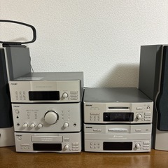 SONY MD.CDカセットコンポ1部ジャンク品