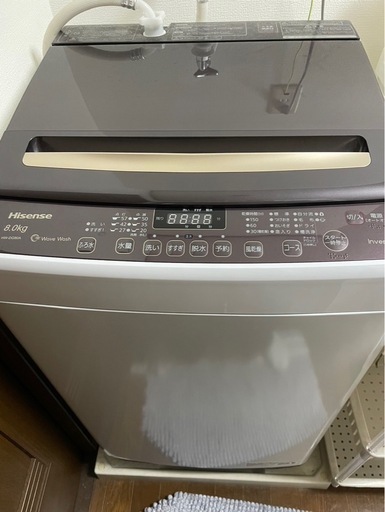 洗濯機HISENSE HW-DG80A 2021年式