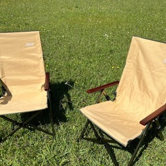 コールマン　ファイヤーサイドレイチェア2脚　コヨーテ