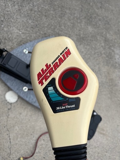 ミンコタ フットエレキ 36LB・バウデッキ・バッテリーチャージャー