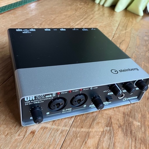【小難あり】steinberg UR22mkII オーディオインターフェイス