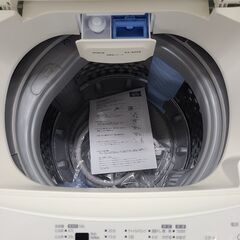 J7590　★高年式！★　IRIS OHYAMA　アイリスオーヤマ　8.0kg洗濯機　IAW-T806CW　2023年製 動作確認、クリーニング済み　【リユースのサカイ柏店】
