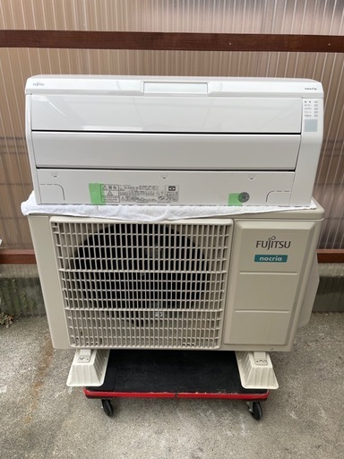【美品】富士通ゼネラル AS-R401L-W エアコン ノクリア Rシリーズ (14畳用) フィルター自動掃除機能付き 2021年製