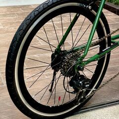 【新品パーツ多数装着済/屋内保管!】SPEED WORLD ２０インチ自転車（中古）新品パーツ多数装着！綺麗です！カゴ付き