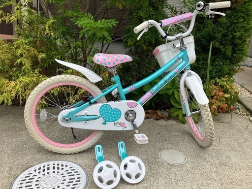 18インチ自転車　女の子用