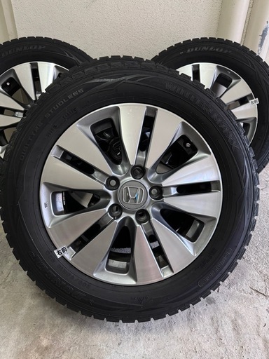 値下げしました】ホンダ純正16インチアルミホイールとDUNLOP WINTER 