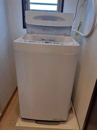 9月26.27日来れる方優先 ハイセンス 全自動 洗濯機 6kg ホワイト HW-T60H