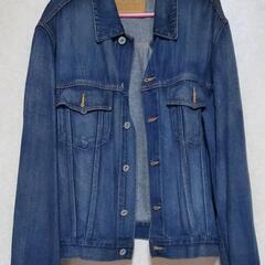 中古美品WASHED DENIM男性用ジャケット