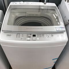 ☆ジモティ割あり☆ AQUA 洗濯機 AQW-GV80JBK 8.0kg 2020年製 動作