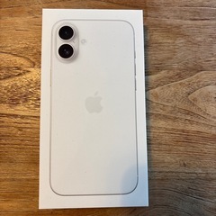 ①iPhone16 Plus 128GB ホワイト 新品未開封