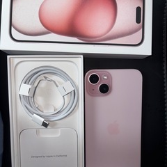 iPhone15plus ピンク　128GB①