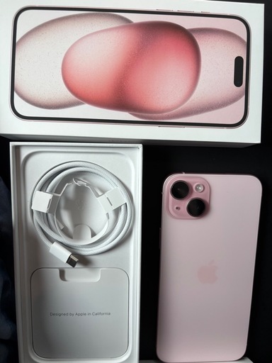iPhone15plus ピンク　128GB②