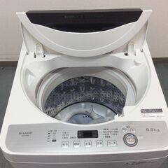 JT9517【SHARP/シャープ 5.5㎏洗濯機】美品 2018年製 ES-GE5B 家電 洗濯