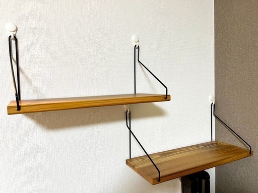 ウォールシェルフ3セット　幅30,35,40cm