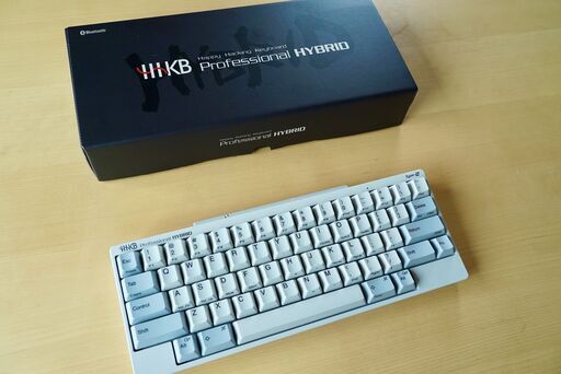 【引き取り限定】HHKB Professional HYBRID Type-S 英語配列／白（純正ケース付き）