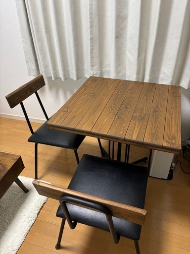 ☆ジモティー割あり☆ベンチダイニングセット NA/GR/GY 高さ(H)76cm 