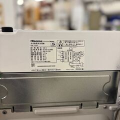  19823  Hisense 一人暮らし洗濯機 2024年製 5.5㎏ ◆大阪市内・東大阪市他 6,000円以上ご購入で無料配達いたします！◆ ※京都・高槻・枚方方面◆神戸・西宮・尼崎方面◆生駒方面、大阪南部方面　それぞれ条件付き無料配送あり！            