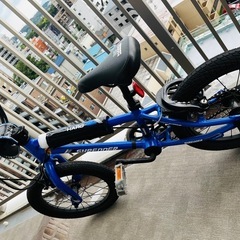 ホットプレート セール 子供用自転車 青 BMX SHREDDER HARO 自転車本体