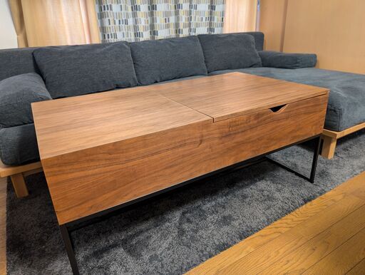【総額約30万円】カウチソファー　センターテーブル（収納付き）セット