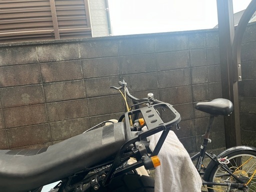 tw200 tw225 リアキャリア　rally591 キャンプ