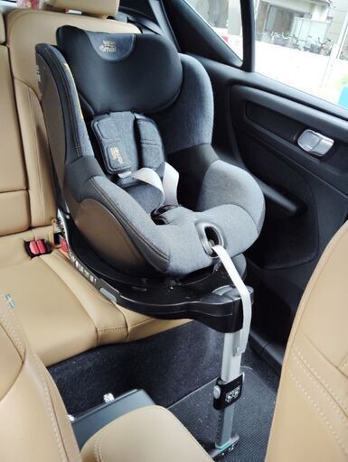 ブリタックス デュアルフィックス アイサイズ ブルーマーブル DUALFIX i-size [チャイルドシート / 回転式 / 新生児〜4歳頃まで / ISOFIX固定 /【正規品】 デニム 青